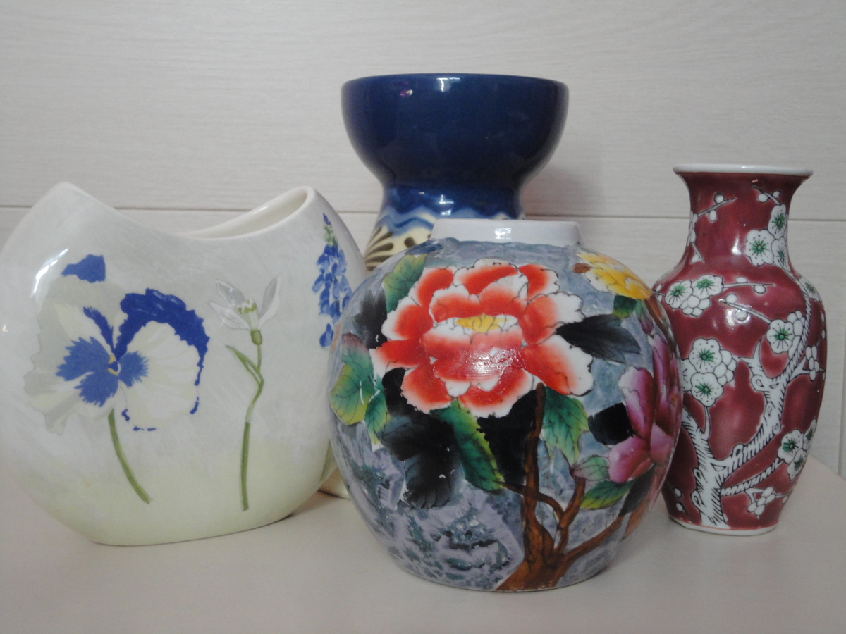 Les vases décorés : un casse-tête ?