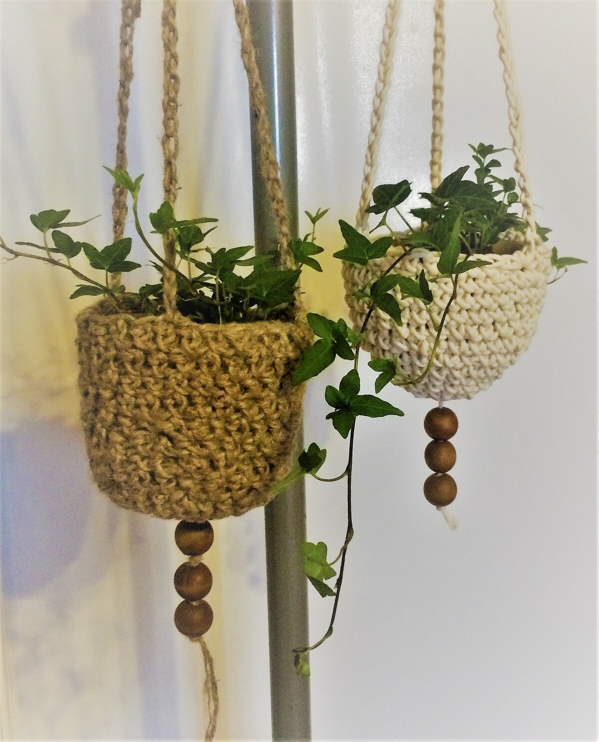 Coffret Cadeau D'Encouragement Plante En Pot Au Crochet Porte